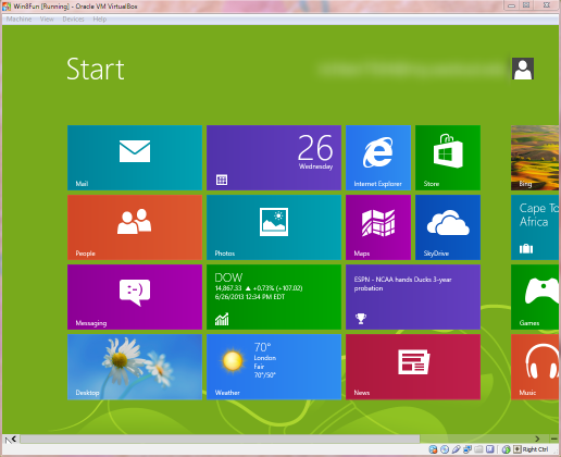 Windows 8's new Start Screen: The Metro Interface